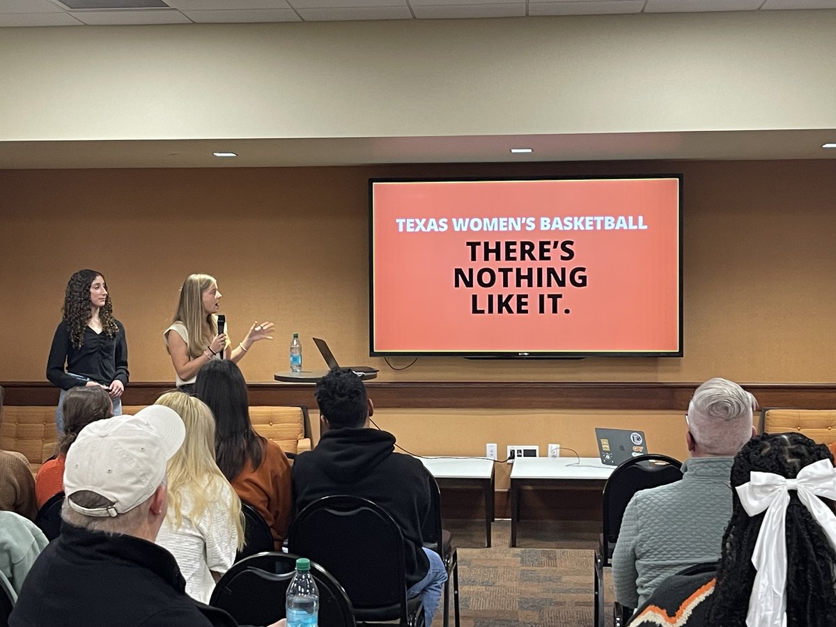 TheLabUT (@thelab_ut) on Twitter photo Congratulations to Professor Dalthorp's student agency, Courtside Creative, for their amazing pitch on Tuesday for the <a href="/TexasWBB/">Texas Women's Basketball</a>! The agency worked so hard all semester to create a strong campaign. We are so grateful for our continued partnership with <a href="/TexasLonghorns/">Texas Longhorns</a>! Congratulations to Professor Dalthorp's student agency, Courtside Creative, for their amazing pitch on Tuesday for the <a href="/TexasWBB/">Texas Women's Basketball</a>! The agency worked so hard all semester to create a strong campaign. We are so grateful for our continued partnership with <a href="/TexasLonghorns/">Texas Longhorns</a>!