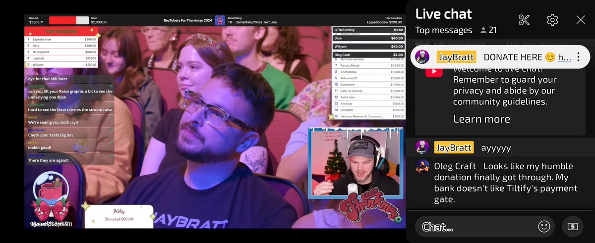 We're at THANKMAS and RAISING MONEY for it at the same time!!