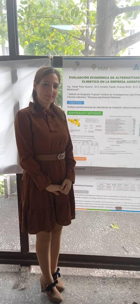 La investigadora Yaneli Peña participa en la Expo Feria "Joven Ciencia" representando a la juventud de <a href="/igtcuba/">Instituto de Geografía Tropical Cuba</a>
<a href="/citmacuba/">Ministerio de Ciencia, Tecnología y Medio Ambiente</a> 
<a href="/AMA_CUBA/">AMACuba</a>