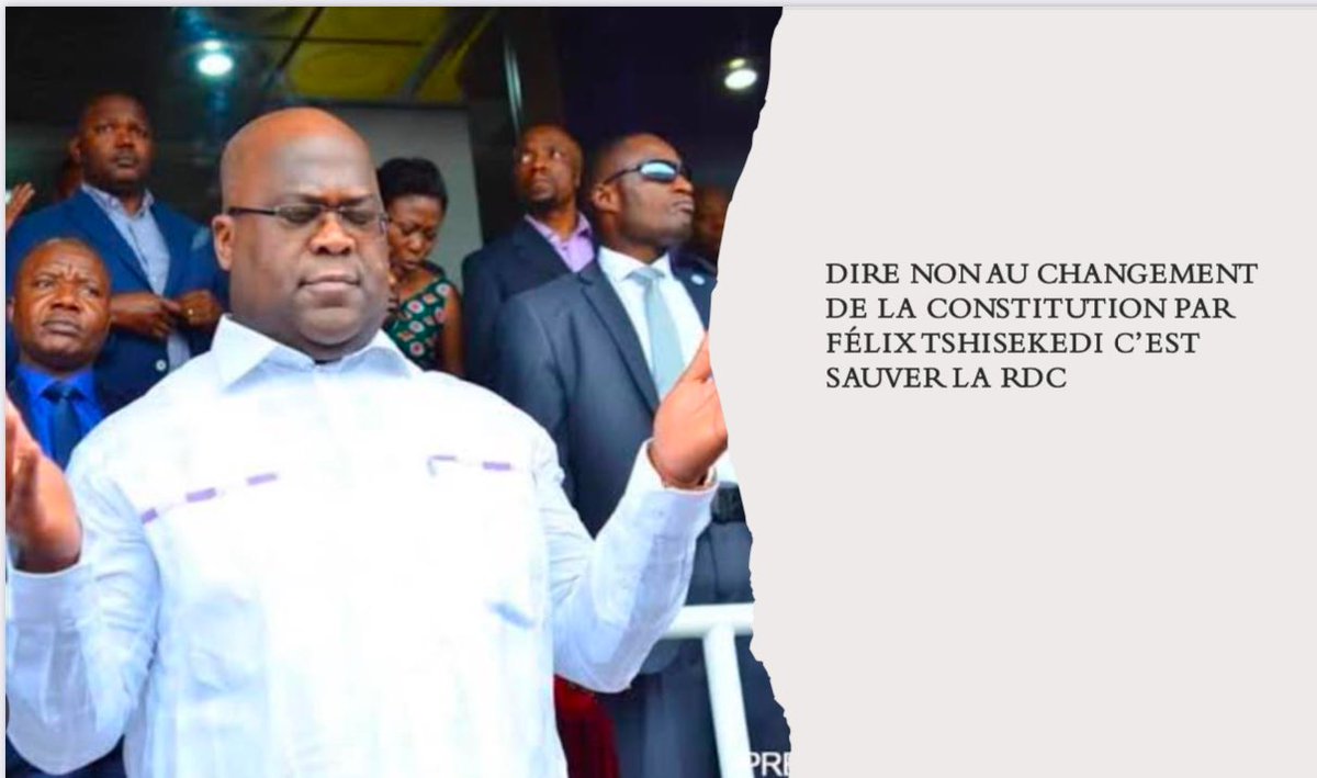 Aldysheky's tweet photo. #Tshisekedi veut renverser l’ordre politique issue de #Sun_city et qui a permis la première alternance pacifique par son ordre politique qui est une copie conforme du #Mobutisme de triste mémoire.
Le peuple congolais doit se mobiliser pour protéger sa #Démocratie et sa liberté. 
C’est une épreuve de force entre le peuple congolais dans son ensemble et une petite coterie qui s’est appropriée de toutes les richesses de la #RDC en maintenant la majorité des congolais dans l’insécurité et la pauvreté.
Personne ne donne la liberté à un peuple, un peuple se libère. 
Dire #NON, c’est #SAUVER LE #CONGO. 
Le PEUPLE GAGNE TOUJOURS.