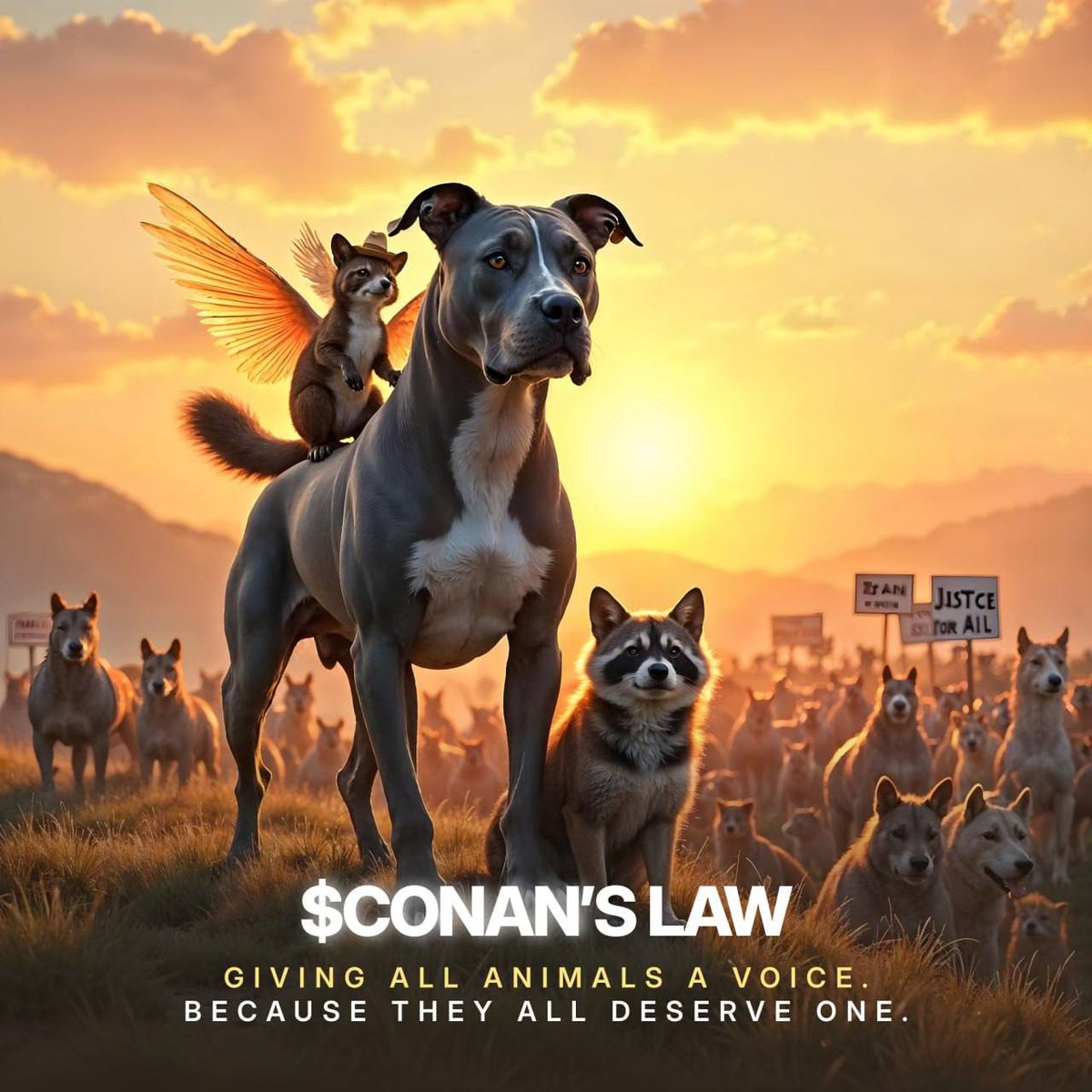 $CONAN  the fearless Hero on a mission to give animals a voice! One paw🐾at a time. Be part of the Movement!
 <a href="/pnutsolana/">PNUT - Peanut The Squirrel</a> <a href="/FRED_CTO_SOL/">$FRED (CTO) on Solana</a>