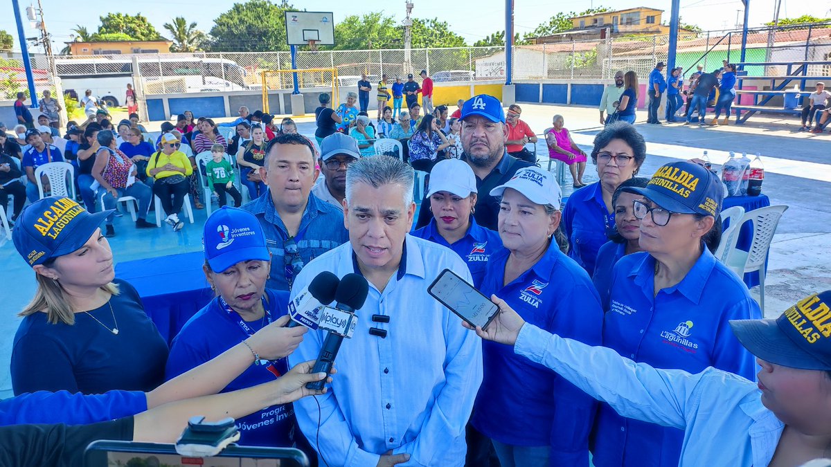 Este viernes 6 de diciembre, se llevó a cabo una jornada social por parte de la Alcaldía de Lagunillas y Desarrollo Social de la Gobernación del Zulia.

Nota de prensa Alcaldía de Lagunillas/Clik aquí para leer la nota 📝 de Prensa n9.cl/gb6hr