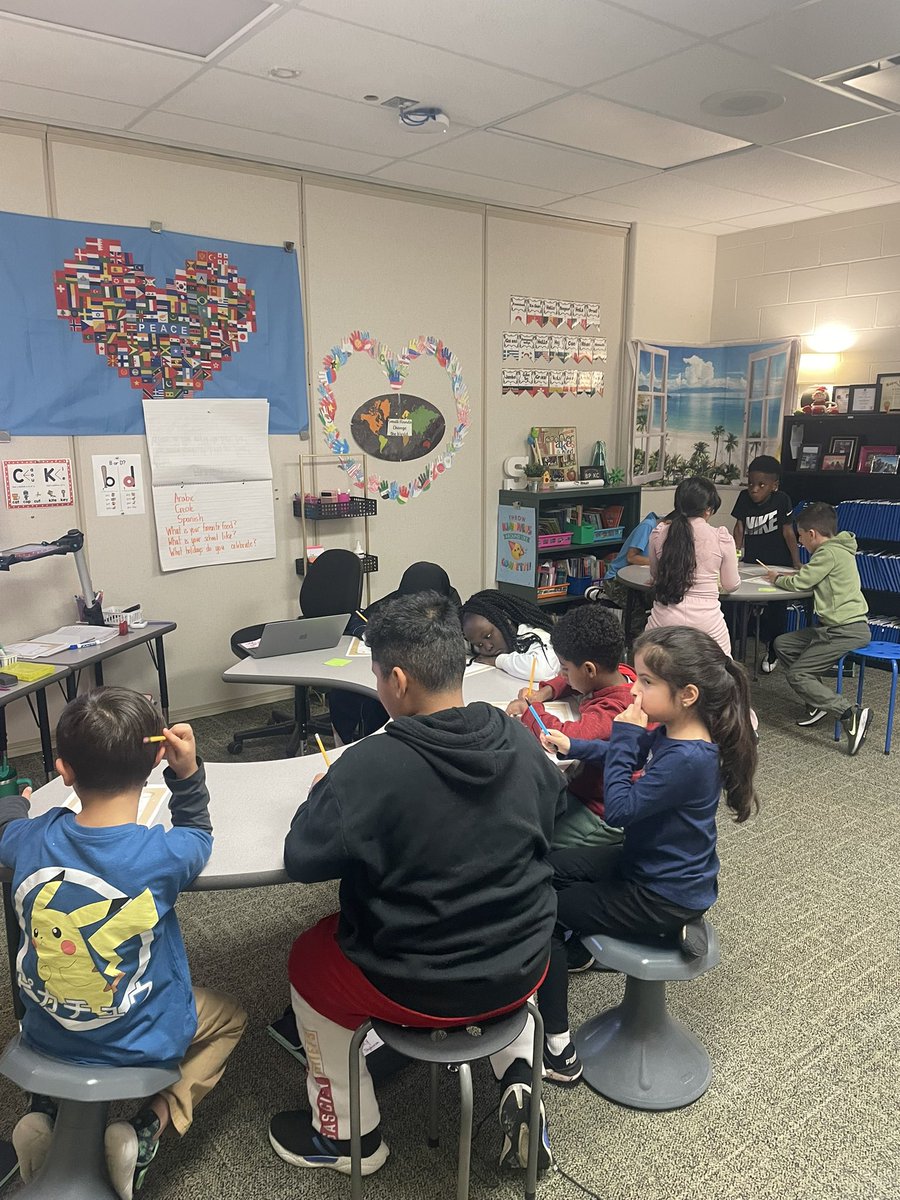 Working on our first letter to our pen pals. Thank you <a href="/NKCEdFoundation/">NKC Schools Education Foundation</a> for this opportunity. <a href="/bp_mustangs/">BellPrairie Mustang</a>