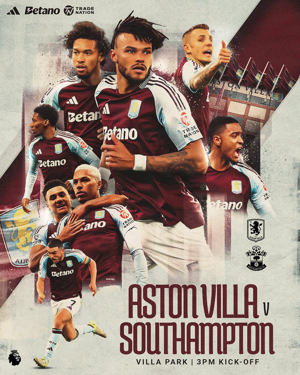 AstonVilla's tweet photo. Home soil. 3pm. It's matchday 👊 https://t.co/9Dl0FbGPos