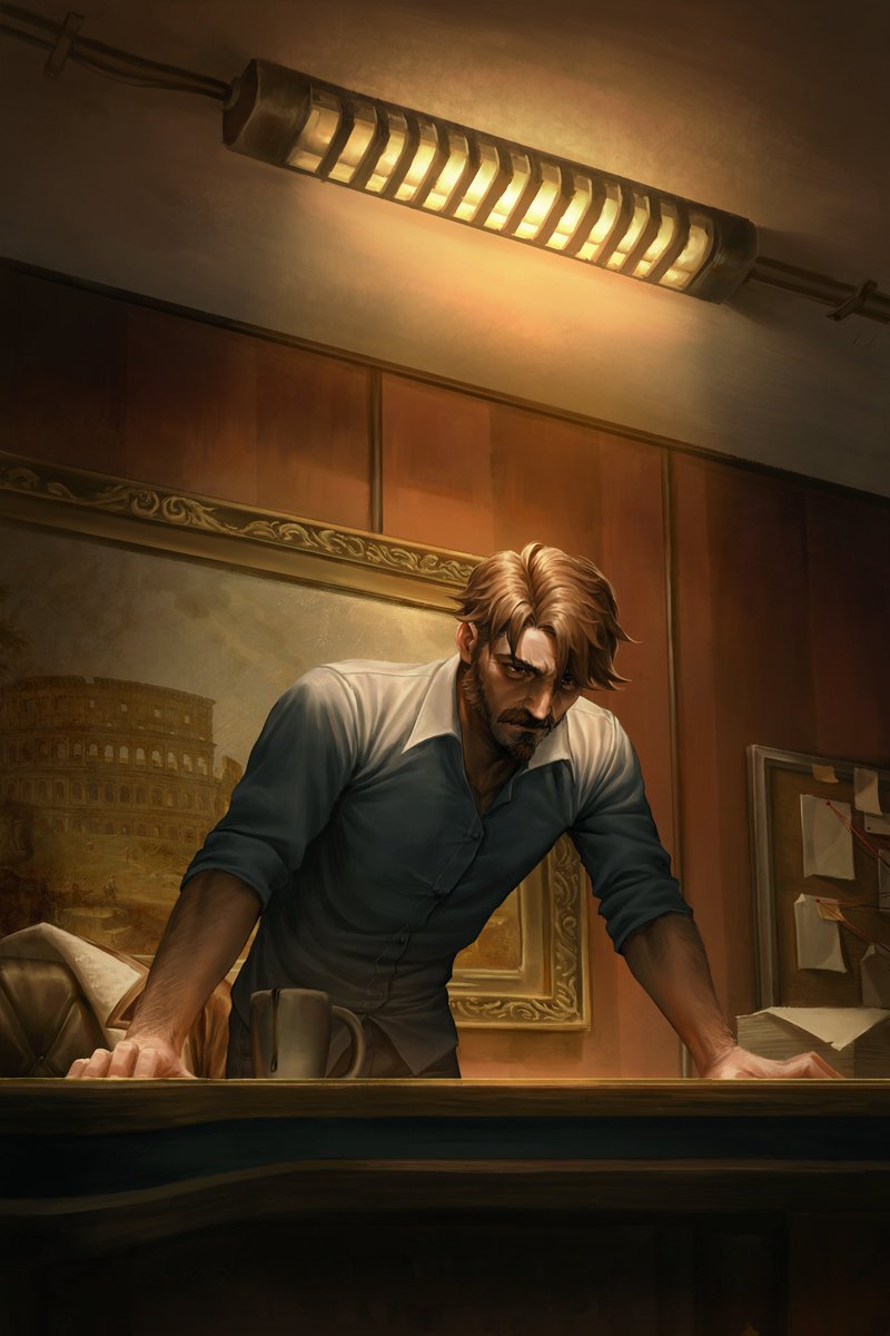 Enquanto isso, o velho mais amado de toda a Realidade enfrentava as consequências das próprias escolhas dentro do Perímetro, e ninguém melhor pra  representar a profundidade do que esses olhos escondem do que o inacreditável <a href="/RodrigoDraws/">Rodrigo Lopes</a> com essa OBRA DE ARTE. 🕒