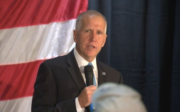 WallStreetMav's tweet photo. Republican Senator Thom Tillis (NC) is threatening to vote NO on ALL Trump national security nominees unless they promise to support the war in Ukraine.

Thom Tillis is up for re-election in 2026.

Do we need to primary him also? https://t.co/atKqFtZQ4I