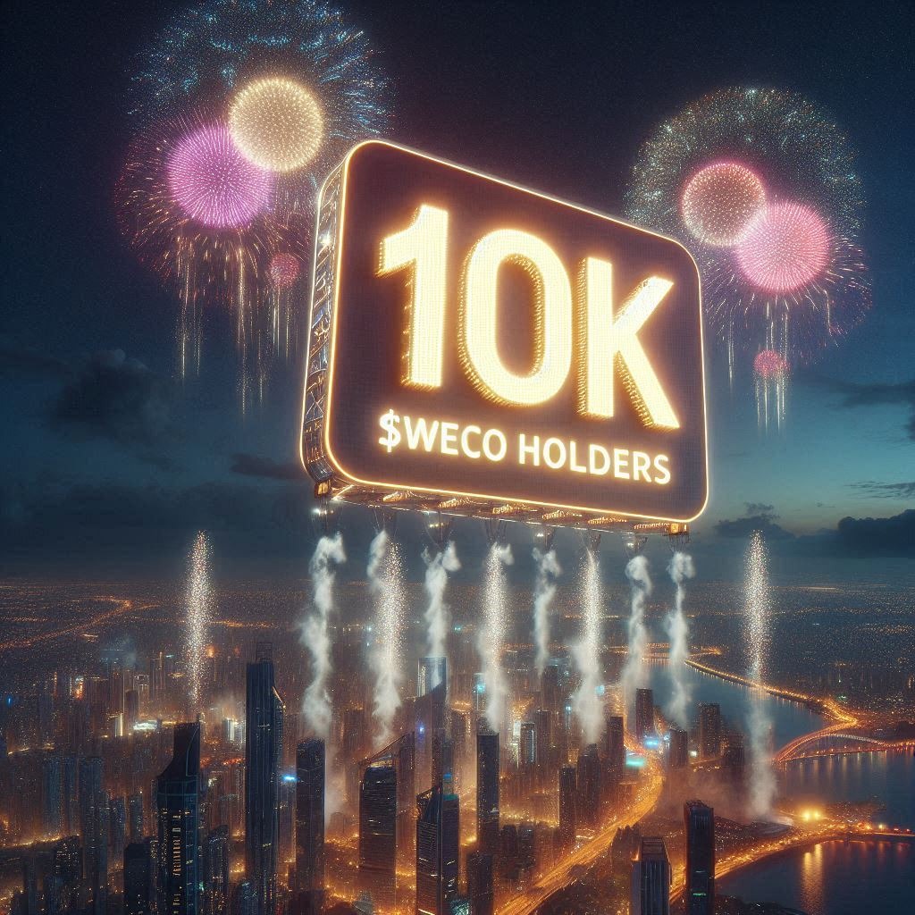 Congrats $WECO holders!! We made it. 

Buckle up for all-time highs and give a warm welcome to  the new community members! 👋

#Altseason2024 #Altseason2025 #RWA #Tokenization #PancakeSwap #BNB #BNBChain