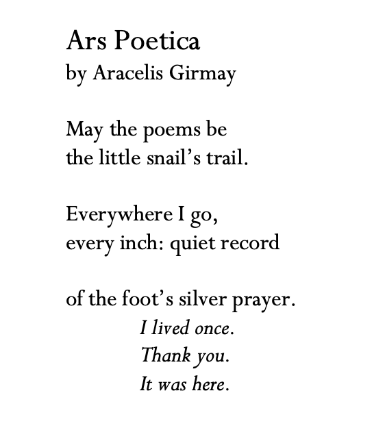 one of my favorite, favorite short poems