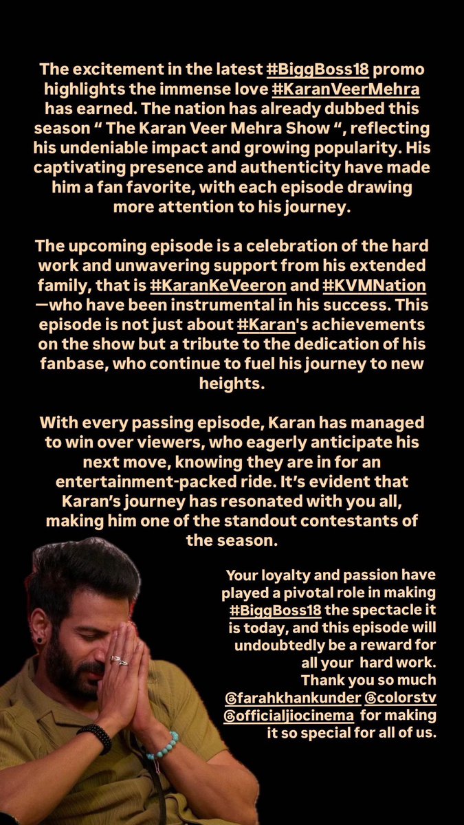 KaranVeerMehra's tweet photo. 😇❤️🏆🧿🙏 https://t.co/7NFrfOLXNd