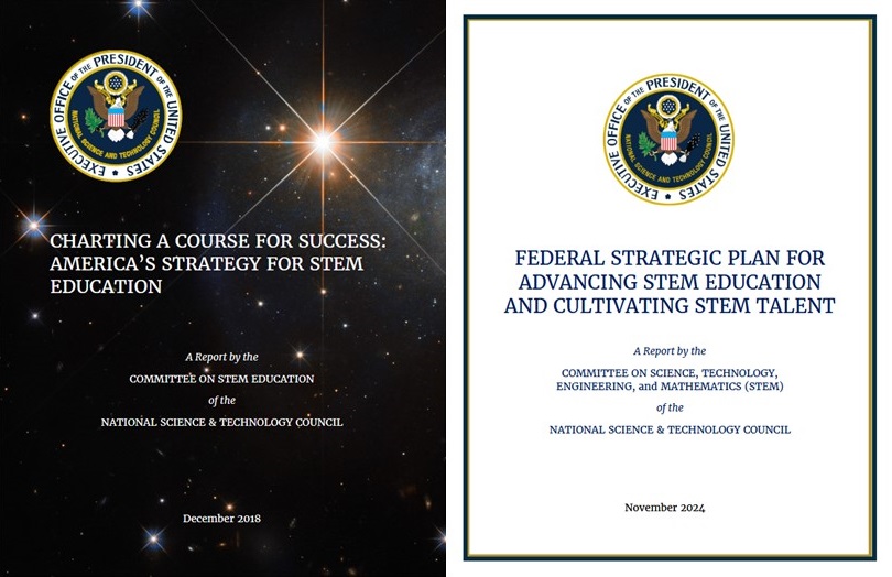 Jeff Weld (@jdweld) on Twitter photo As promised, a comparison: New skin, headings, emphases but spectrally the new plan retains most of the backbone of our 2018-2023 plan. Both 2018 & 2024 weave a STEM-for-All thread, 2024 just weaves with heavier yarn. How might #47 feel about it? Page 6! stemedcoalition.squarespace.com/updates/compar… As promised, a comparison: New skin, headings, emphases but spectrally the new plan retains most of the backbone of our 2018-2023 plan. Both 2018 & 2024 weave a STEM-for-All thread, 2024 just weaves with heavier yarn. How might #47 feel about it? Page 6! stemedcoalition.squarespace.com/updates/compar…