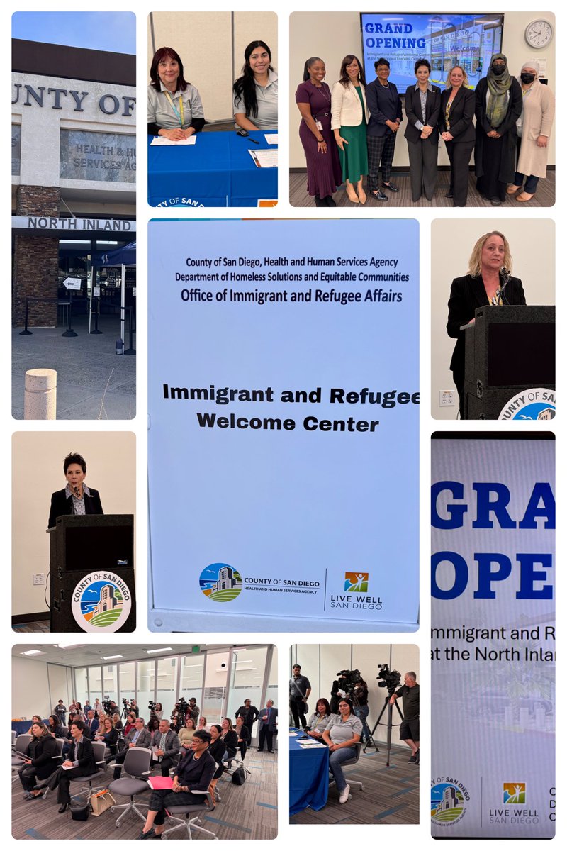 ConsulMexSdi's tweet photo. Con Bárbara Jiménez (@bjimenez_cosd) y Angela Bass, Superintendente de @SanDiegoCounty, la Emb. @AliciaKerber participó en la inauguración de la 2a Oficina para Inmigrantes y Refugiados del condado, ubicada en @cityofescondido, que proporcionará recursos, información y servicios https://t.co/29tnfdcCUN