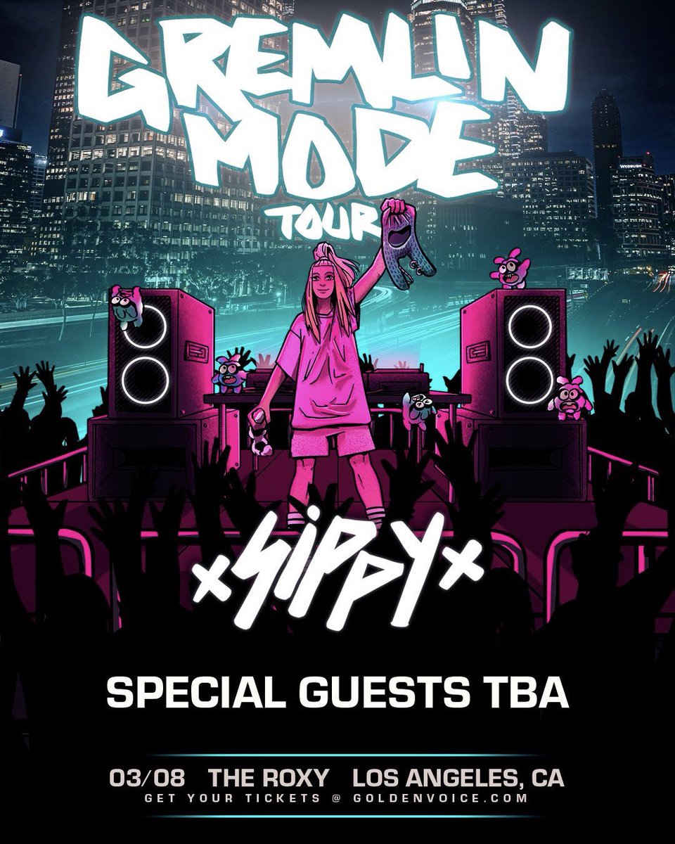 NY + LA! So excited for these two shows! Tickets live now 😈 linktr.ee/sippyau