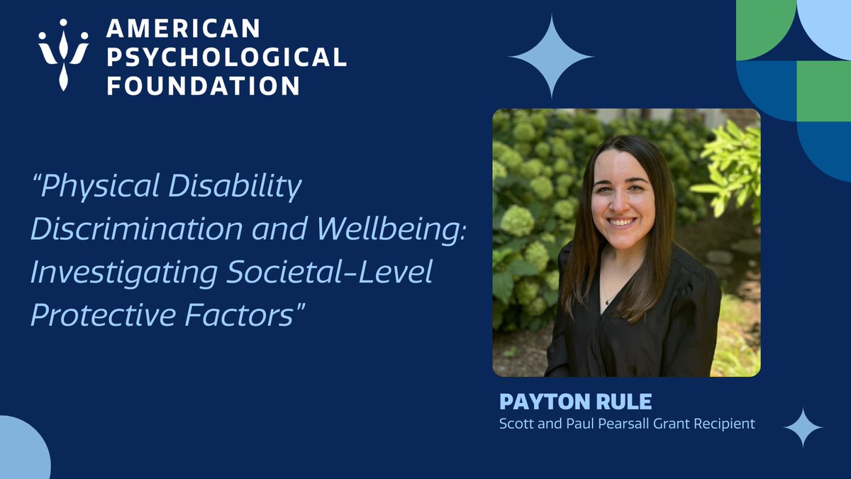 American Psychological Foundation tweet media