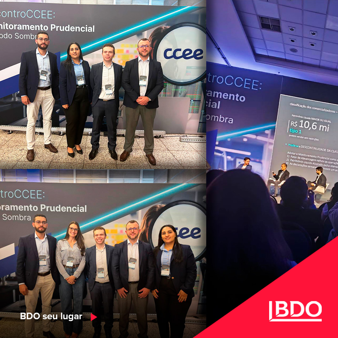 BDOBrazil's tweet photo. O nosso time de Recursos Naturais, liderado pelo sócio Thiago Marques, marcou presença no #EncontroCCEE - evento organizado pela Câmara de Comercialização de Energia Elétrica que abordou o monitoramento prudencial. 
#BDO #SeuLugar #Evento #Energia #Sustentabilidade #CCEE https://t.co/BMiyJAuiH0