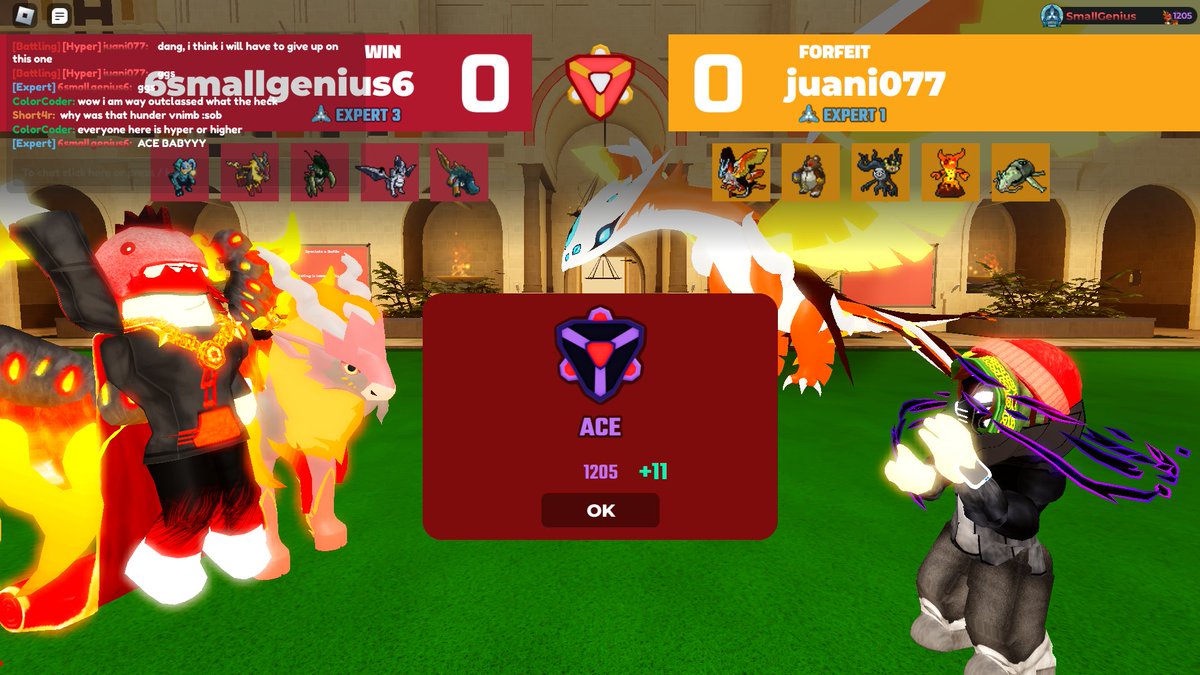 I have finally achieved Ace Rank! Now, time to go for the top 25! The fact I've already managed to come this far without even using any commonly banned loomians in tournaments is already such a great achievement! #LoomianLegacy
