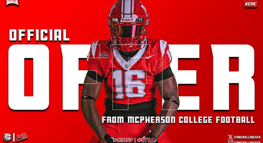 Diego Salinas (@diego_salinas6) on Twitter photo Extremely blessed to receive my first scholarship offer from McPherson College! Thank you <a href="/CoachLeppke/">Mitch Leppke</a> Extremely blessed to receive my first scholarship offer from McPherson College! Thank you <a href="/CoachLeppke/">Mitch Leppke</a>