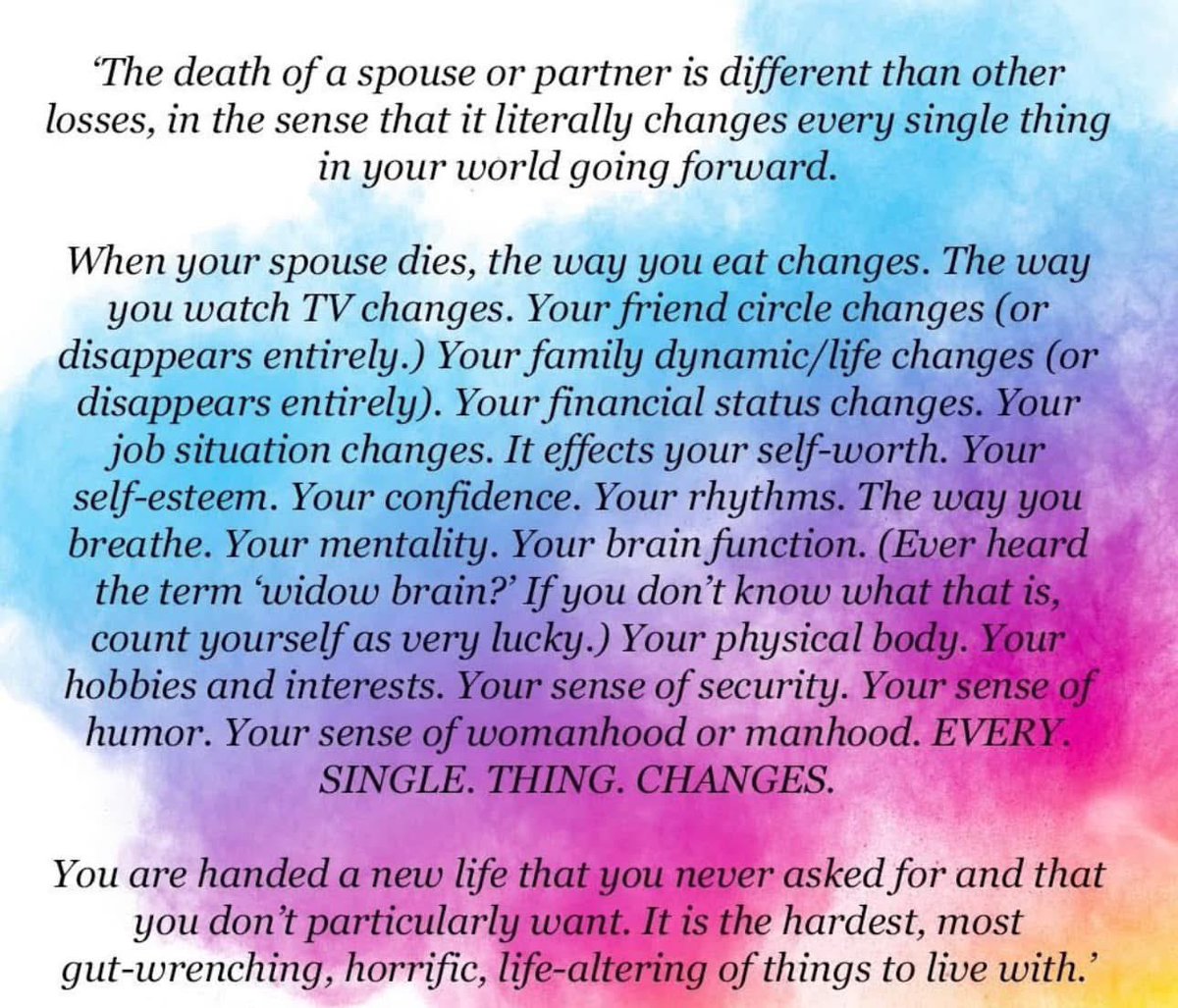 #reluctantwidow
#griefawarenessweek