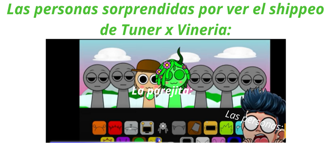 marijogs111's tweet photo. Las personas sorprendidas por ver el shippeo de Tuner x Vineria @JondresGc https://t.co/Hz9dj39b1y
