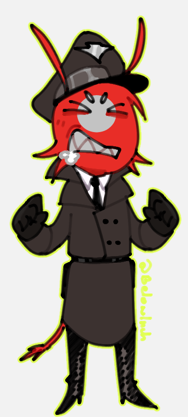 [Countryhumans : Flea]
Bro is about to EXPLODE,,