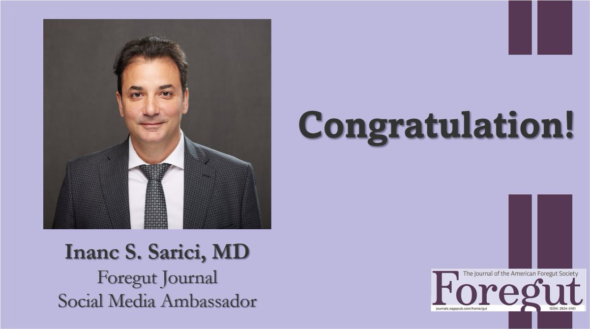Foregut Journal (@foregut_journal) on Twitter photo Congratulations to Dr. Inanc Sarici <a href="/SamilSarici_MD/">Şamil Sarıcı</a>, <a href="/foregut_journal/">Foregut Journal</a> social media ambassador, on matching into the University of Pittsburgh Minimally Invasive Thoracic Surgery Fellowship <a href="/UPMC_CTSurgery/">Pitt Cardiothoracic Surgery Department</a> ! 🎉 We’re excited to see all the incredible work you’ll continue to do in Congratulations to Dr. Inanc Sarici <a href="/SamilSarici_MD/">Şamil Sarıcı</a>, <a href="/foregut_journal/">Foregut Journal</a> social media ambassador, on matching into the University of Pittsburgh Minimally Invasive Thoracic Surgery Fellowship <a href="/UPMC_CTSurgery/">Pitt Cardiothoracic Surgery Department</a> ! 🎉 We’re excited to see all the incredible work you’ll continue to do in