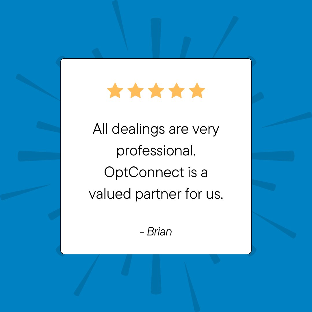 ⭐Feedback Friday⭐

Partnerships built on professionalism! 🤝 We're grateful to be your go-to connectivity partner. Thanks for trusting us!

 #FeedbackFriday #CustomerAppreciation