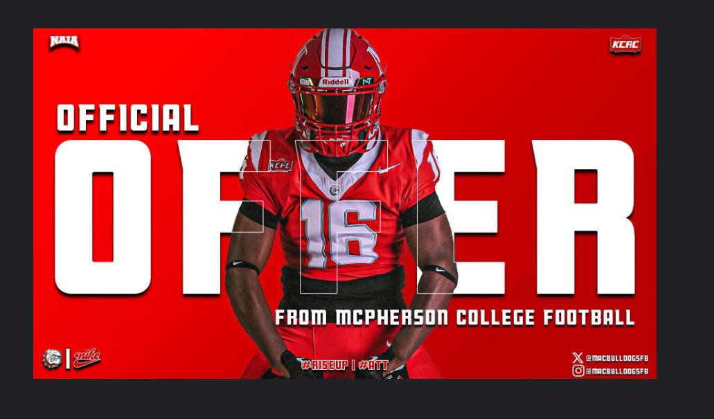 zeak marlow (@zeak_marlow) on Twitter photo Blessed to have received my first official offer from Mcpherson! Thank you <a href="/Kaden_Beavers/">Kaden Beavers</a> Blessed to have received my first official offer from Mcpherson! Thank you <a href="/Kaden_Beavers/">Kaden Beavers</a>