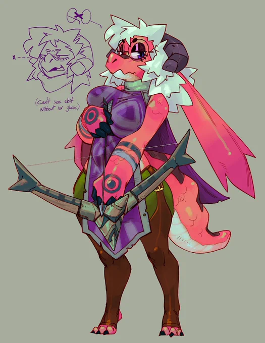 my kobold ranger cuz I love her 
