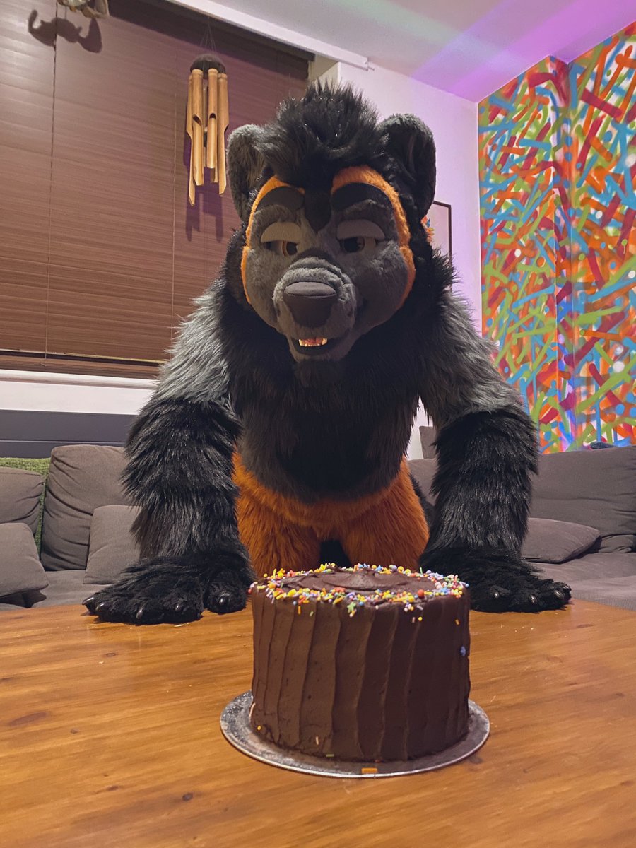_royce's tweet photo. hey, its my birthday 🎂 

#fursuitFriday https://t.co/gwdNkSTzqU
