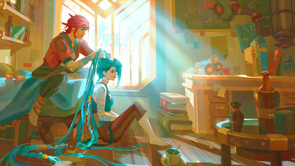 yingshiart's tweet photo. sisters #Arcane https://t.co/pMRyCh4N9B
