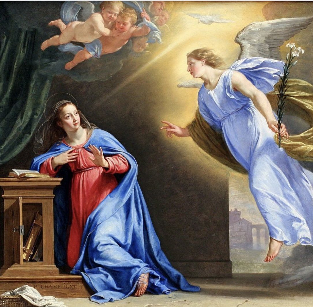 Burgess7281975's tweet photo. Did you just say “Mary is not Holy?”

Don’t pretend to be a Christian.

Mary is the holiest creature in existence and the most venerated creature in Scripture.

(1) Marian Veneration in Scripture 

(A) Marian Typology in the Old Testament

⁃Genesis 3:15 “I will put enmity between thee and the woman, and thy seed and her seed, she shall crush thy head, and thou shalt lie in wait for her heel.”

⁃1 Kings 2:19-20 (Solomon institutes office of Queen Mother)

⁃Psalms 45:9 “at your right hand stands the queen in gold at Ophir”

⁃Psalms 45:13 “the daughter of the king . . . with gold woven robes”

⁃Isaiah 7:14 “a virgin shall conceive and bear a son”

⁃Luke 1 (compares Mary with the Ark of the Covenant - verse 35 with Numbers 9:15, verse 44 with 2 Samuel 6:14, verse 43 with 2 Samuel 6:9, verse 56 with 2 Samuel 6:11)

(B) Mary Hailed as “Mother of Our Lord”

⁃Matthew 1:23 “virgin shall . . . bear a son . . . shall be called “Emmanuel””

⁃Luke 1:35 “child to be born will be called holy, the Son of God”

⁃Luke 1:43 “the mother of my Lord”

⁃Galatians 4:4 “God sent forth His Son, born of woman”

⁃John 19:27 “Behold your mother.”

(C) Mary As Intercessor

⁃John 2:1 (IHS works Miracle at Cana at Mary’s request)

⁃See also Acts 1:14; 1 Timothy 4:16; Hebrews 4:16

(D) Marian Assumption prefigured in OT and supported in NT

⁃Genesis 5:23-24 (Mary’s Assumption prefigured through Enoch’s assumption)

⁃Apocalypse of Saint John 12:1-12 (Woman in Heaven clothed with the sun, the moon under her feet, wearing a crown of twelve stars)

(E) Mary’s Uniqueness in Creation

⁃Genesis 3:15 (Total opposition to satan)

⁃Luke 1:28 “Hail, full of Grace”

⁃Luke 1:42 “blessed are you among women and blessed is the fruit of your womb”

⁃Luke 1:48 “behold, henceforth all generations will call me blessed”

⁃Luke 2:34-35 “ 34 And Simeon blessed them, and said to Mary his mother: Behold this child is set for the fall, and for the resurrection of many in Israel, and for a sign which shall be contradicted;  35 And thy own soul a sword shall pierce, that, out of many hearts, thoughts may be revealed.”

(2) Marian Veneration in Tradition

(A) Father Gabriel of Saint Mary Magdalene 

⁃“She is the omnipotentia supplex, the all-powerful intercessor: all-powerful in her prayer as Mother. (#185 “Mary Our Mediatrix” Page 536 of Divine Intimacy).

(B) Saint John of Damascus 

⁃“She is all beautiful, all near to God. For she, surpassing the cherubim, exalted beyond the seraphim, is placed near to God.” (Homily on the Nativity, 9; Gambero, 403)

(C) Saint Maximilian Kolbe*

⁃“The Immaculata is the ultimate limit between God and creation.  She is a faithful image of God’s perfection, of his sanctity.”  (KW 1232)

⁃“The Immaculata is Suppliant Omnipotence.”  KW 1331)

⁃"Human words cannot describe who the one is, who became the true Mother of God. Of course taken by herself, [the Immaculata] is merely a creature. Yet, she was raised up so high by God that one would need to understand who God is to comprehend who the Mother of God is." (KW 1292)

(D) Saint Peter Damian

⁃ “The high holiness of the Seraphim themselves is overshadowed by the brilliance of Mary’s virtues.”

(E) Saint Louis de Montfort

⁃“An infallible and unmistakable sign by which we can distinguish a heretic, a man of false doctrine, an enemy of God, from one of God's true friends is that the heretic and the hardened sinner show nothing but contempt and indifference for our Lady.”

#CatholicTwitter 
#CatholicX