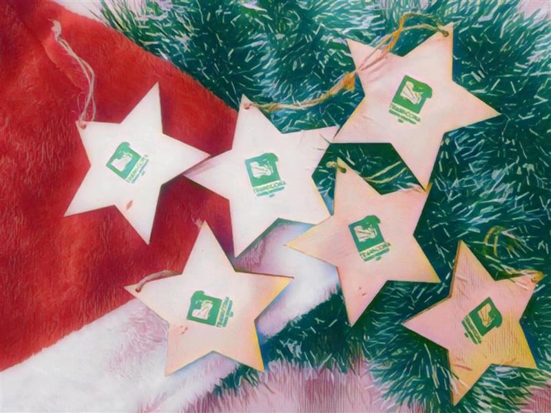 TODAY: Paint wooden stars for the Transcona BIZ Holiday Tree from 1 - 4 pm at the Transcona Museum. We will provide paint supplies and the stars (while supplies last).
The stars will decorate the Holiday Tree in the Square. The BIZ will light-up the tree later today after 5 pm.