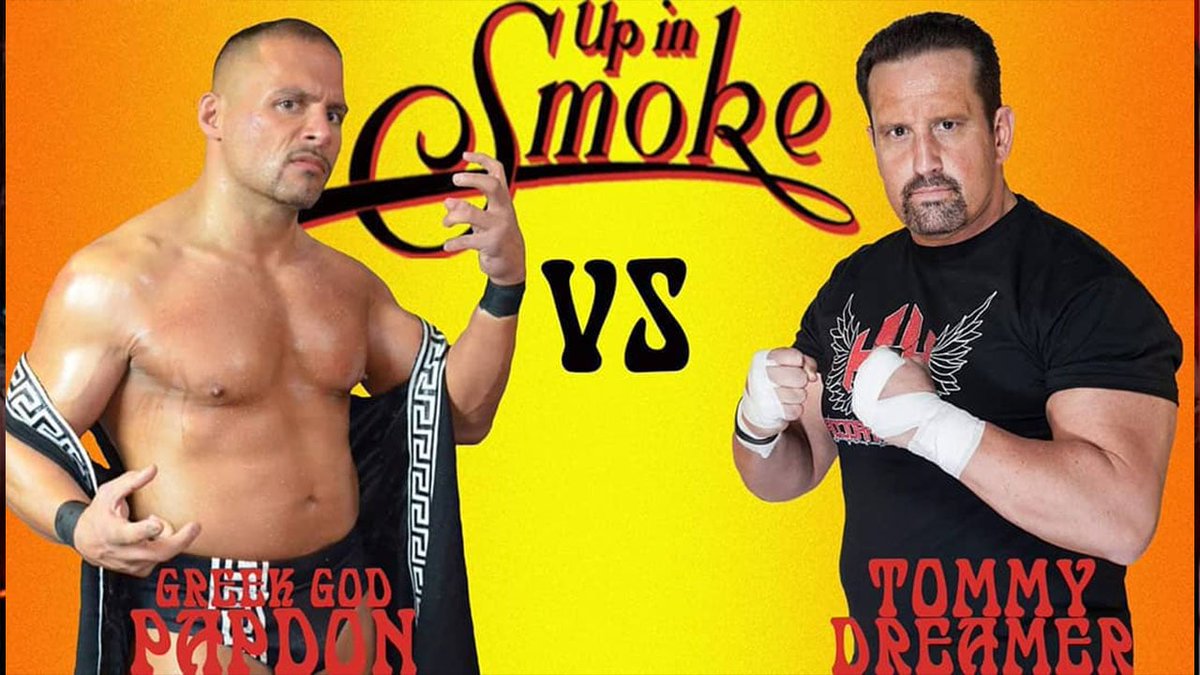 JUST ADDED

<a href="/ImmortalCW/">Immortal Championship Wrestling</a> presents
Up In Smoke

Featuring

<a href="/greekgodpapadon/">papadon</a> v <a href="/THETOMMYDREAMER/">Tommy Dreamer</a> 
<a href="/Brute_VanSlyke/">Big Iron Brute VanSlyke</a> v <a href="/WreckingBall75/">Wrecking Ball Legursky</a> 
<a href="/CourageousCM/">Christina Marie</a> v <a href="/holidead/">Holidead</a> 
<a href="/HolidayGarrett/">Garrett Holiday</a> v <a href="/JoeGacy/">Joe 6acy</a> 
&amp; more!

Watch it now
independentwrestling.tv/player/3WLywnP…