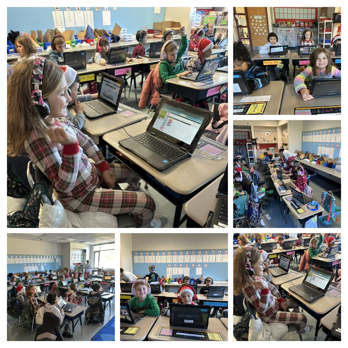 bradjdale's tweet photo. Exciting moments in Mrs. Dectis’s 1st-grade class! 🖥️✨ These young coders tackled challenges with determination, creativity, and teamwork—proving that problem-solving is all about never giving up! 💡 #CodingInClass #GrowthMindset #FutureInnovators @codeorg @Methacton https://t.co/o8Z9lhW6Jy