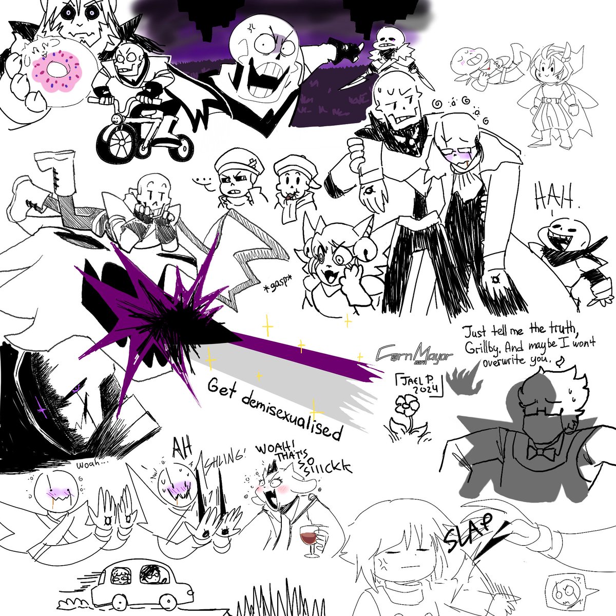jaelarteo's tweet photo. Silly drawing session in Magma with @CornMayor https://t.co/wG8TXS5dYN