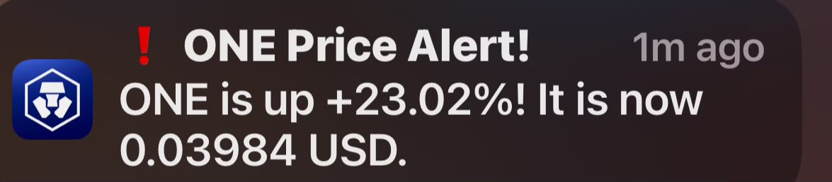 Quick check on #Harmonyone  👀👀👀