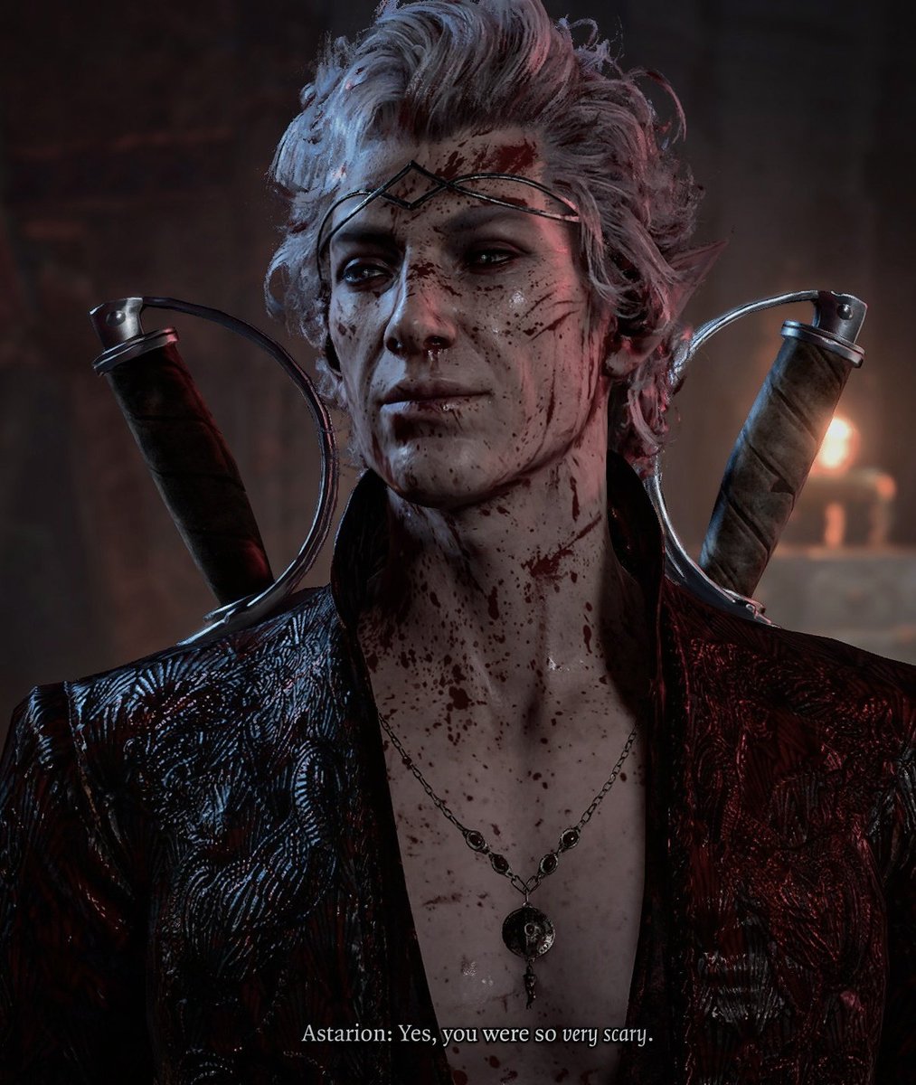 Astarionposting's tweet photo. If he looked at me like that I'd evaporate 🫠 https://t.co/WlGLuoYJfE