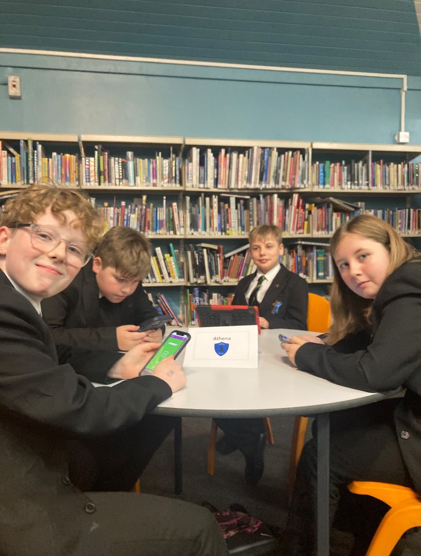 LSAMaths's tweet photo. Year 7s took part in the 1% club quiz tonight. Lots of pupils came down to the library after school to compete in various multiple choice questions, which progressed in difficulty. Well done to all that took part! https://t.co/0aTfdhez4L