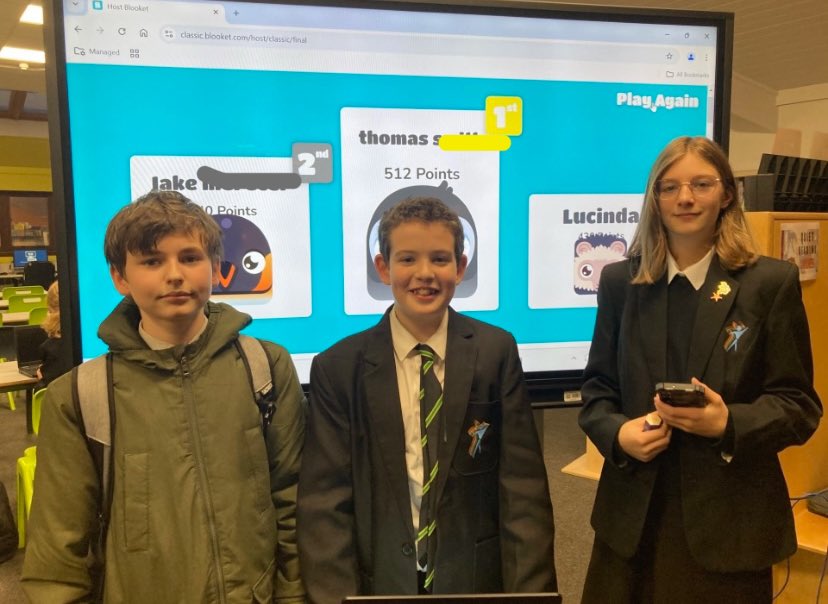 LSAMaths's tweet photo. Year 7s took part in the 1% club quiz tonight. Lots of pupils came down to the library after school to compete in various multiple choice questions, which progressed in difficulty. Well done to all that took part! https://t.co/0aTfdhez4L