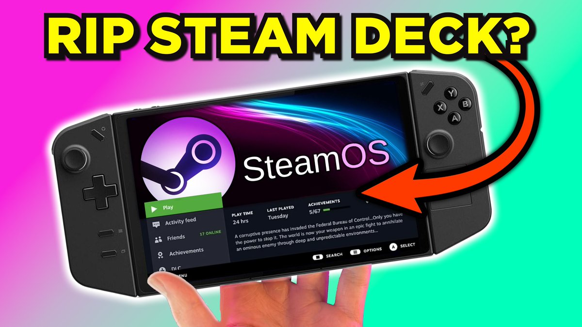 CameronRitz's tweet image. SteamOS on Legion Go: BETTER Than Windows?! - Review

----

Watch Here:
youtu.be/AXtTBhIF_NI

----

#LegionGo #LenovoLegionGo #SteamDeck