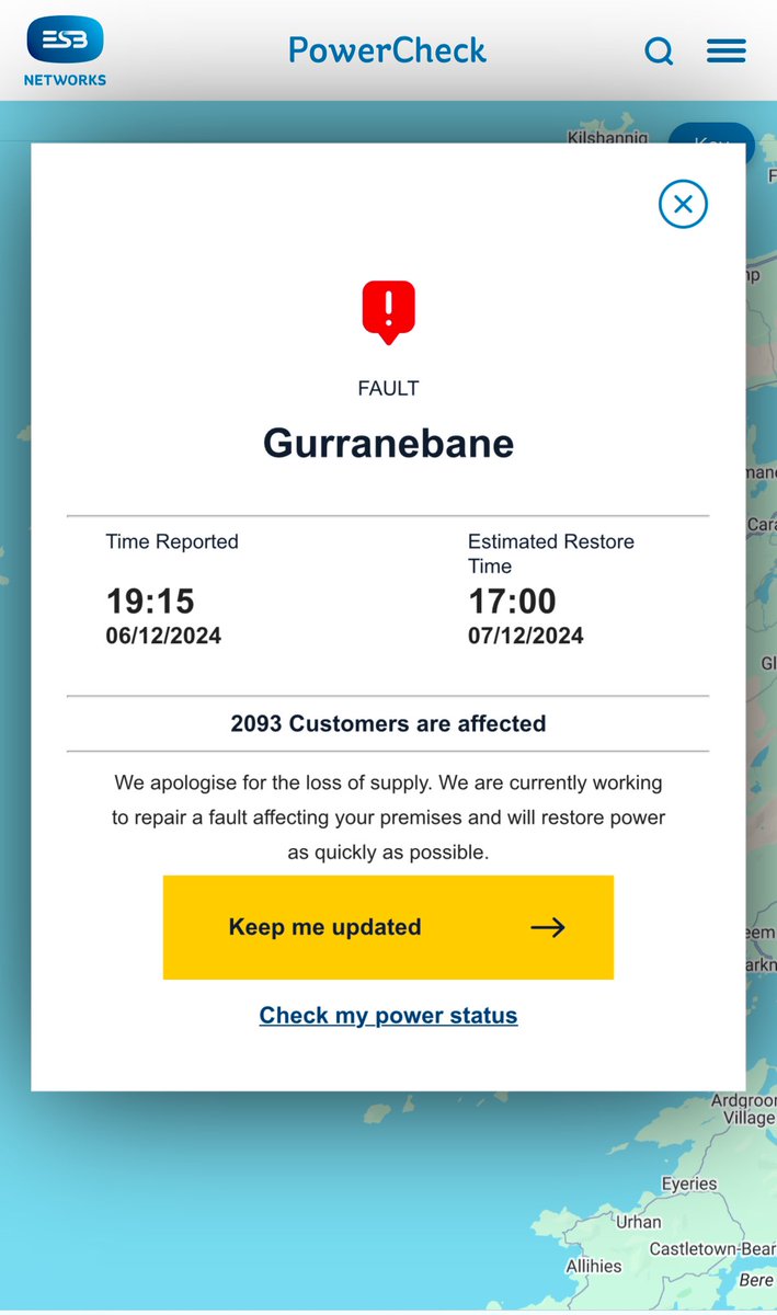 CarlowWeather's tweet image. Latest gusts as of 9pm is Sherkin Island 120kmh and private station in Moneypoint up to 129kmh but it is elevated site. #StormDarragh already causing a lot of big power outages in Kerry. A busy few days ahead for @ESBNetworks who always do amazing work.