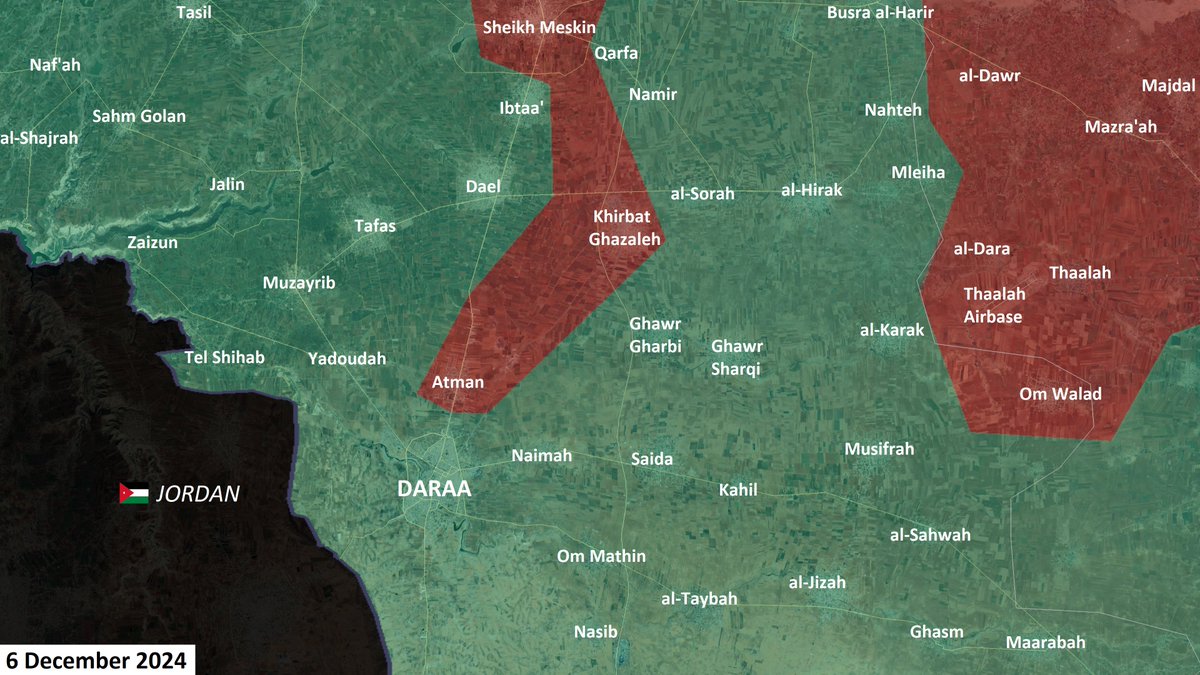 archicivilians's tweet photo. Syrian Opposition controls #Daraa city in south of Syria, for the first time in the war. https://t.co/cf7ZWsaWGe