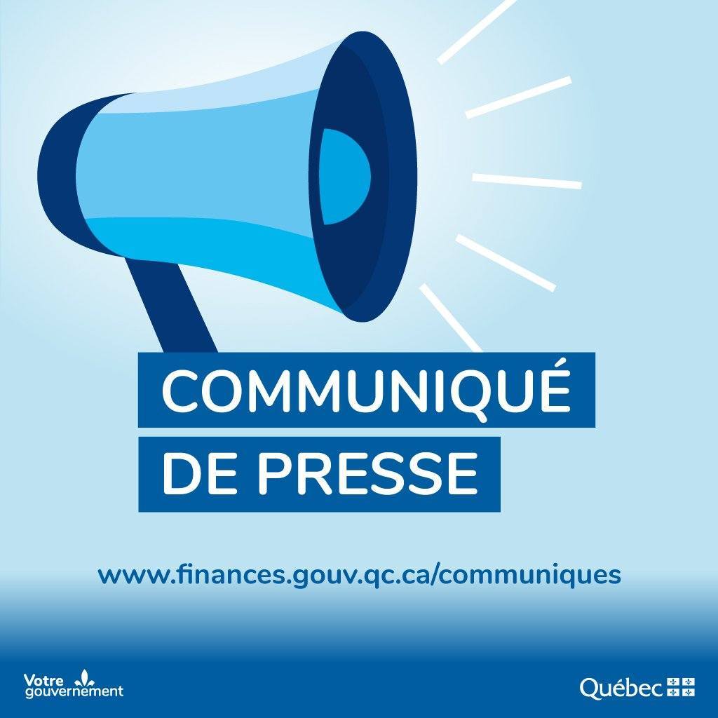 Publication d'un communiqué: Rapport sur la situation financière du Québec – 2e trimestre de 2024-2025 quebec.ca/nouvelles/actu…