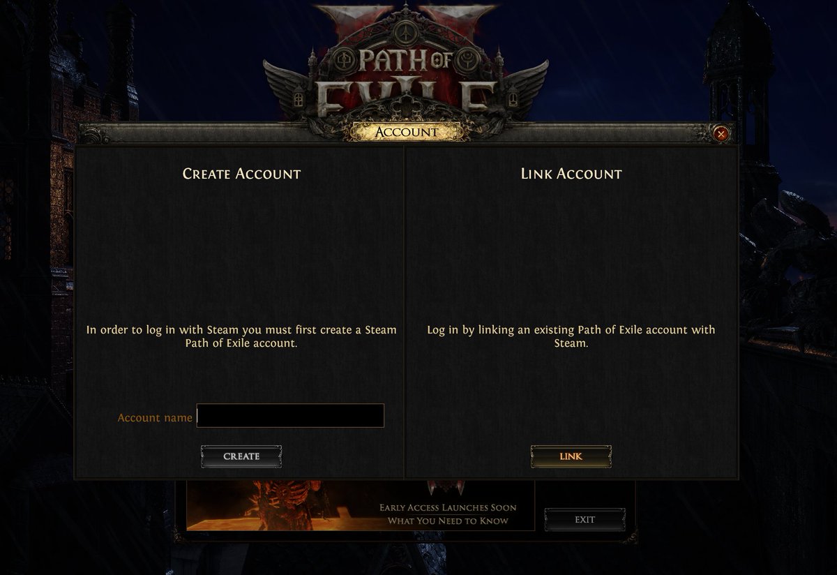 LeroyM492's tweet photo. @pathofexile Trying to login with Steam and still get this screen? I don't even get in the queue. After i fill in my Steam account name i get an error: "a problem has occurred". and it gets me back to login screen. Any one else who has this problem? https://t.co/HrgxjIsuVI