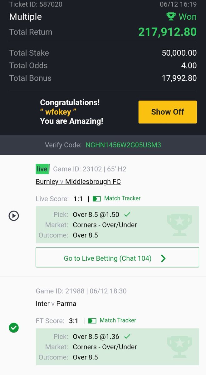 Okechukwu_odd's tweet image. Congratulation game won successfully 

Don't misy next one