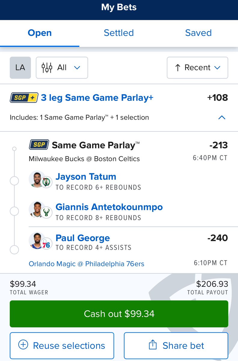 ShaadMcGinnis's tweet photo. Ladder Challenge Day 3 🪜

It’s been a fun ride I’m really enjoying this, with that said back to the NBA today with something easy that will hopefully cash by the Third Quarter so I can enjoy the rest of the basketball slate… Be back to update yall tonight 🤟🏾
#LadderChallenge #GamblingTwitter