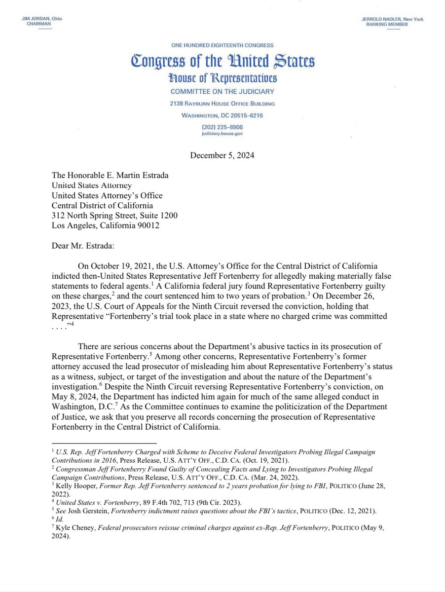 JudiciaryGOP's tweet image. Read the full letter here: judiciary.house.gov/sites/evo-subs…
