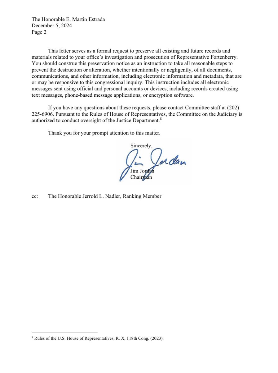 JudiciaryGOP's tweet image. Read the full letter here: judiciary.house.gov/sites/evo-subs…