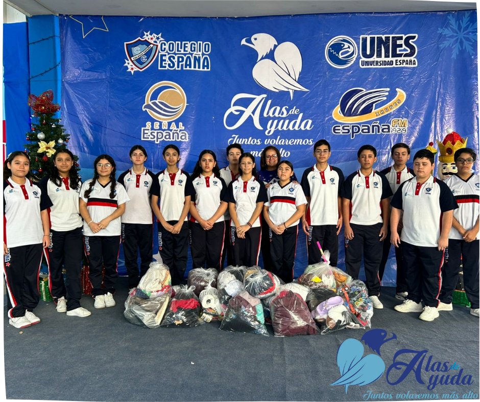 Los apoyos continuan, ahora los alumnos de Secundaria de España Centro, sigamos sumandonos a esta gran causa.
#AlasDeAyuda #AyudemosaAyudar #DonaParaAyudar #ColegioEspaña #UNES #Durango