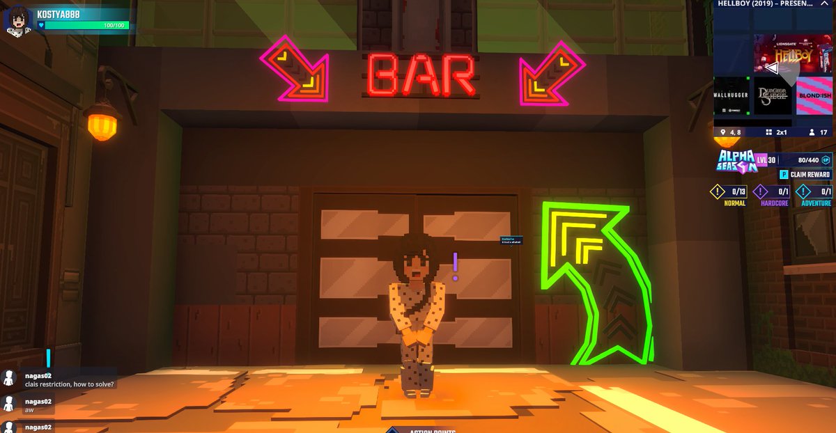 koostyyaaaa's tweet photo. Sneaking into the Osiris club in Hellboy (2019) in @TheSandboxGame. Things are about to get supernaturally exciting! 😈🔥 @Lionsgate https://t.co/QxNN9UahoA #TheSandbox #AlphaSeason4 #AS4SocialChallenge https://t.co/5KWZJMv2l7