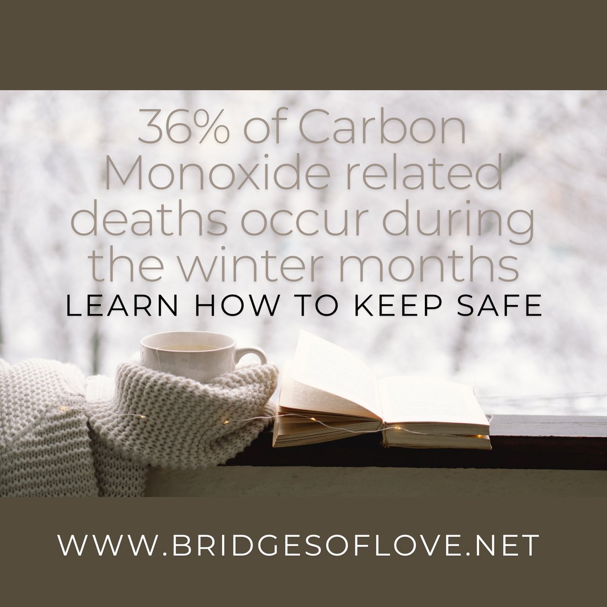 Bridges__Love's tweet photo. 🚨 Carbon Monoxide Poisoning: A Silent Winter Danger 🚨

✅ Make sure your CO detectors are working.
✅ Get appliances checked regularly.

Read our full blog post for more on how to protect your loved ones from this hidden danger! 
https://t.co/lWRQyuj6XR https://t.co/KUpl2dmwO4